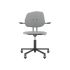 lensvelt maarten baas office chair with armrests backrest g breeze light grey 171 black ral9005 soft wheels