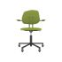lensvelt maarten baas office chair with armrests backrest g fairway green 020 black ral9005 soft wheels