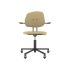 lensvelt maarten baas office chair with armrests backrest g light brown 141 black ral9005 soft wheels