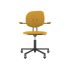 lensvelt maarten baas office chair with armrests backrest h lemon yellow 051 black ral9005 soft wheels