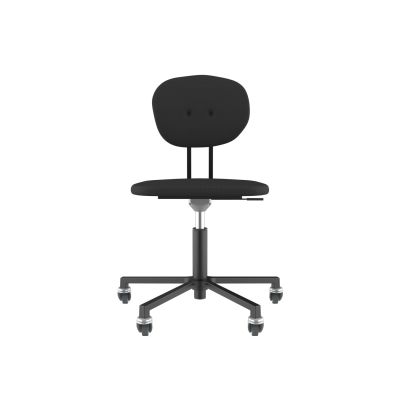Lensvelt Maarten Baas Office Chair Without Armrests Backrest A Havana Black 090 Black (RAL9005) Soft Wheels