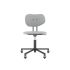lensvelt maarten baas office chair without armrests backrest b breeze light grey 171 black ral9005 soft wheels