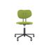 lensvelt maarten baas office chair without armrests backrest b fairway green 020 black ral9005 soft wheels