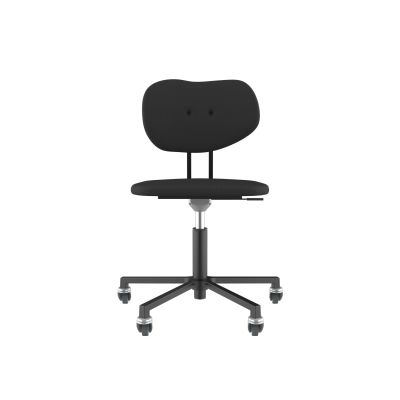 Lensvelt Maarten Baas Office Chair Without Armrests Backrest B Havana Black 090 Black (RAL9005) Soft Wheels