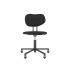 lensvelt maarten baas office chair without armrests backrest b havana black 090 black ral9005 soft wheels