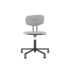 lensvelt maarten baas office chair without armrests backrest c breeze light grey 171 black ral9005 soft wheels