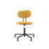 lensvelt maarten baas office chair without armrests backrest c lemon yellow 051 black ral9005 soft wheels