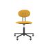 lensvelt maarten baas office chair without armrests backrest d lemon yellow 051 black ral9005 soft wheels
