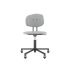 lensvelt maarten baas office chair without armrests backrest e breeze light grey 171 black ral9005 soft wheels
