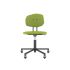lensvelt maarten baas office chair without armrests backrest e fairway green 020 black ral9005 soft wheels