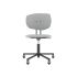 lensvelt maarten baas office chair without armrests backrest f breeze light grey 171 black ral9005 soft wheels
