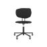 lensvelt maarten baas office chair without armrests backrest f havana black 090 black ral9005 soft wheels