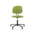 lensvelt maarten baas office chair without armrests backrest g fairway green 020 black ral9005 soft wheels
