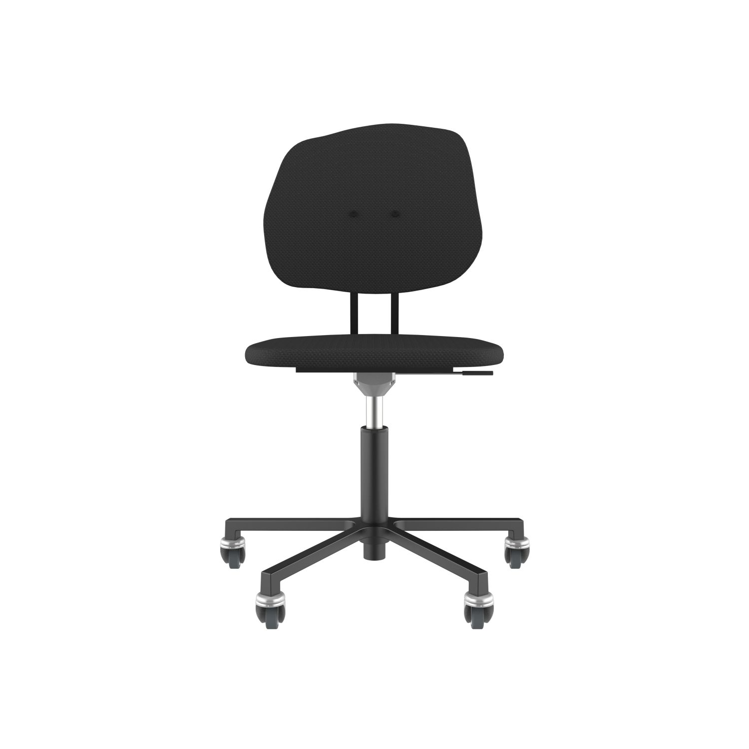 lensvelt maarten baas office chair without armrests backrest g havana black 090 black ral9005 soft wheels