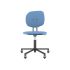 lensvelt maarten baas office chair without armrests backrest h blue horizon 040 black ral9005 soft wheels