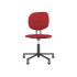 lensvelt maarten baas office chair without armrests backrest h grenada red 010 black ral9005 soft wheels