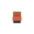 lensvelt oma blocks relaxing edition closed base with backrest full length 60 cm width burn orange 102 black ral9005 hard leg ends