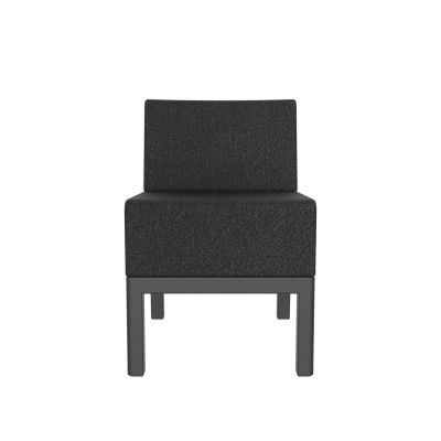 Lensvelt Piet Boon Chair 01 - Without Armrests Alpine Onyx 169 (Price Level 1) Signal Black RAL9004 Hard Leg Ends