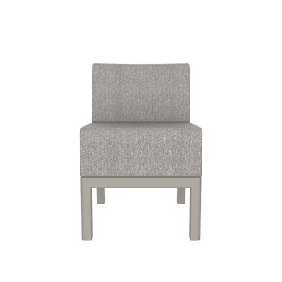 Lensvelt Piet Boon Chair 01 - Without Armrests Alpine Steel 149 (Price Level 1) Stone Grey RAL7030 Hard Leg Ends
