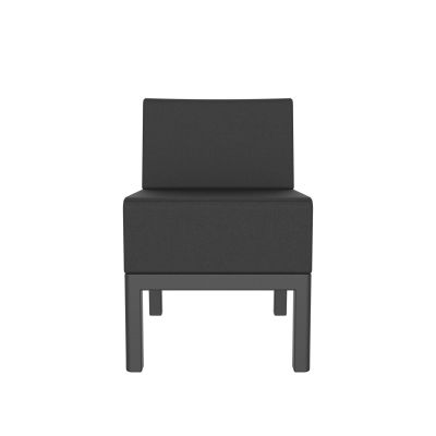 Lensvelt Piet Boon Chair 01 - Without Armrests Board Graphite 66 (Price Level 1) Signal Black RAL9004 Hard Leg Ends