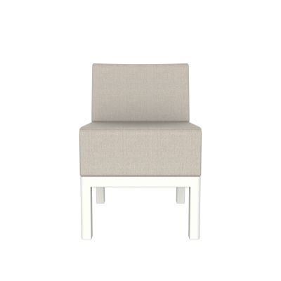 Lensvelt Piet Boon Chair 01 - Without Armrests Board Natural 01 (Price Level 1) Signal White 9003 Hard Leg Ends
