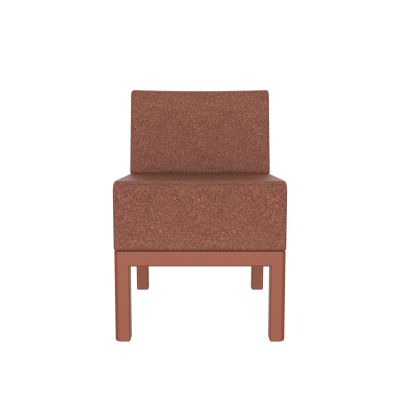 Lensvelt Piet Boon Chair 01 - Without Armrests Moss Clay Brown 65 (Price Level 2) Copper Brown RAL8004 Hard Leg Ends