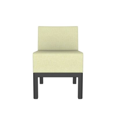 Lensvelt Piet Boon Chair 01 - Without Armrests Moss Ivory 30 (Price Level 2) Black RAL9005 Hard Leg Ends