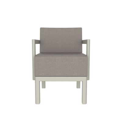Lensvelt Piet Boon Chair 02 - With Armrests Board Clay 84 (Price Level 1) Riviera Beige Sikkens G0.05.70 Hard Leg Ends