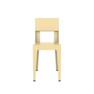 Lensvelt Piet Hein Eek Aluminium Series Chair Green Beige (RAL1000) Soft leg ends
