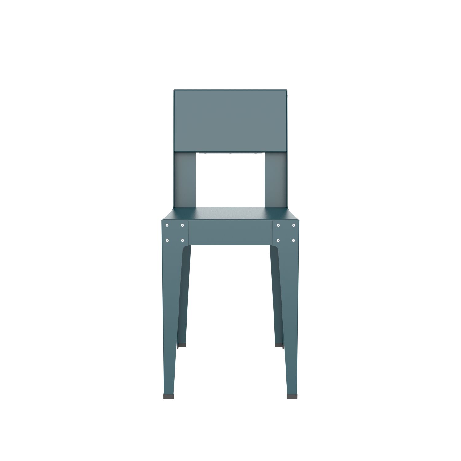 lensvelt piet hein eek aluminium series chair ocean blue ral5020 soft leg ends