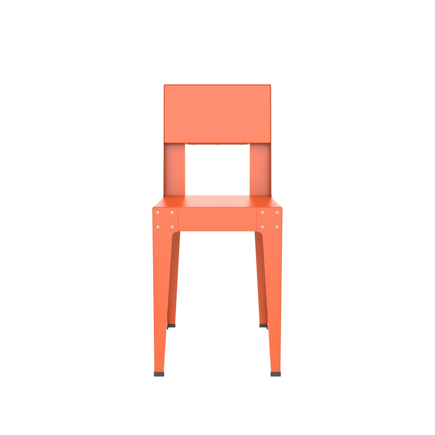 lensvelt piet hein eek aluminium series chair pure orange ral2004 hard leg ends