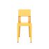 lensvelt piet hein eek aluminium series chair signal yellow ral1003 soft leg ends