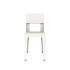 lensvelt piet hein eek aluminium series chair white ral9010 hard leg ends