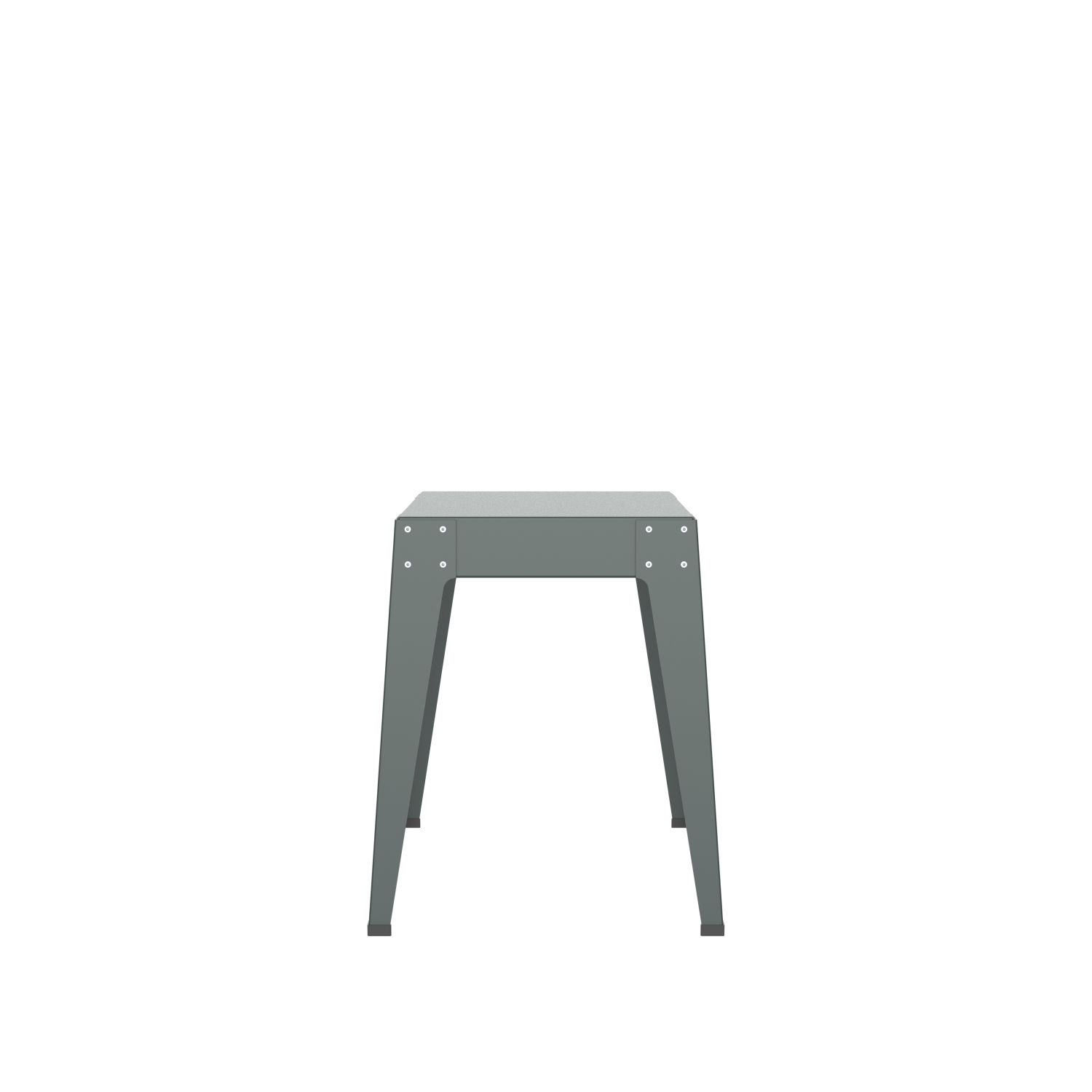 lensvelt piet hein eek aluminium series stool black green ral6012 hard leg ends