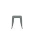 lensvelt piet hein eek aluminium series stool black green ral6012 soft leg ends