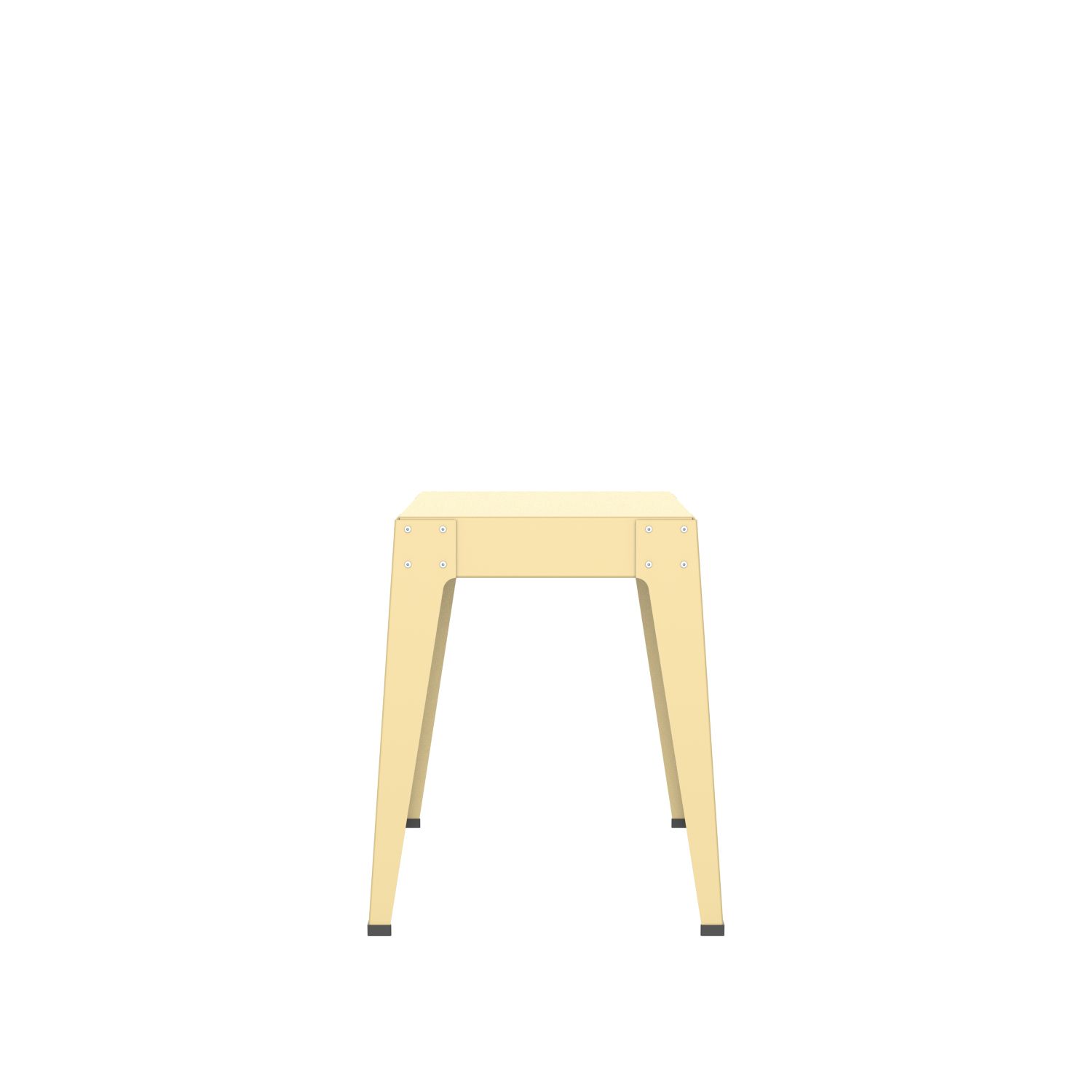 lensvelt piet hein eek aluminium series stool green beige ral1000 soft leg ends