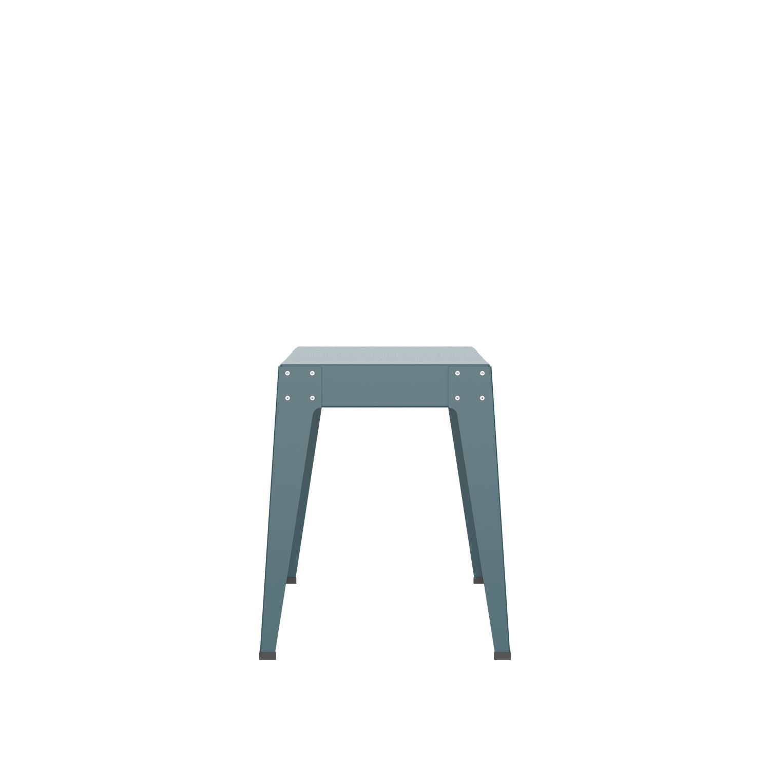 lensvelt piet hein eek aluminium series stool ocean blue ral5020 hard leg ends