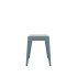 lensvelt piet hein eek aluminium series stool ocean blue ral5020 soft leg ends