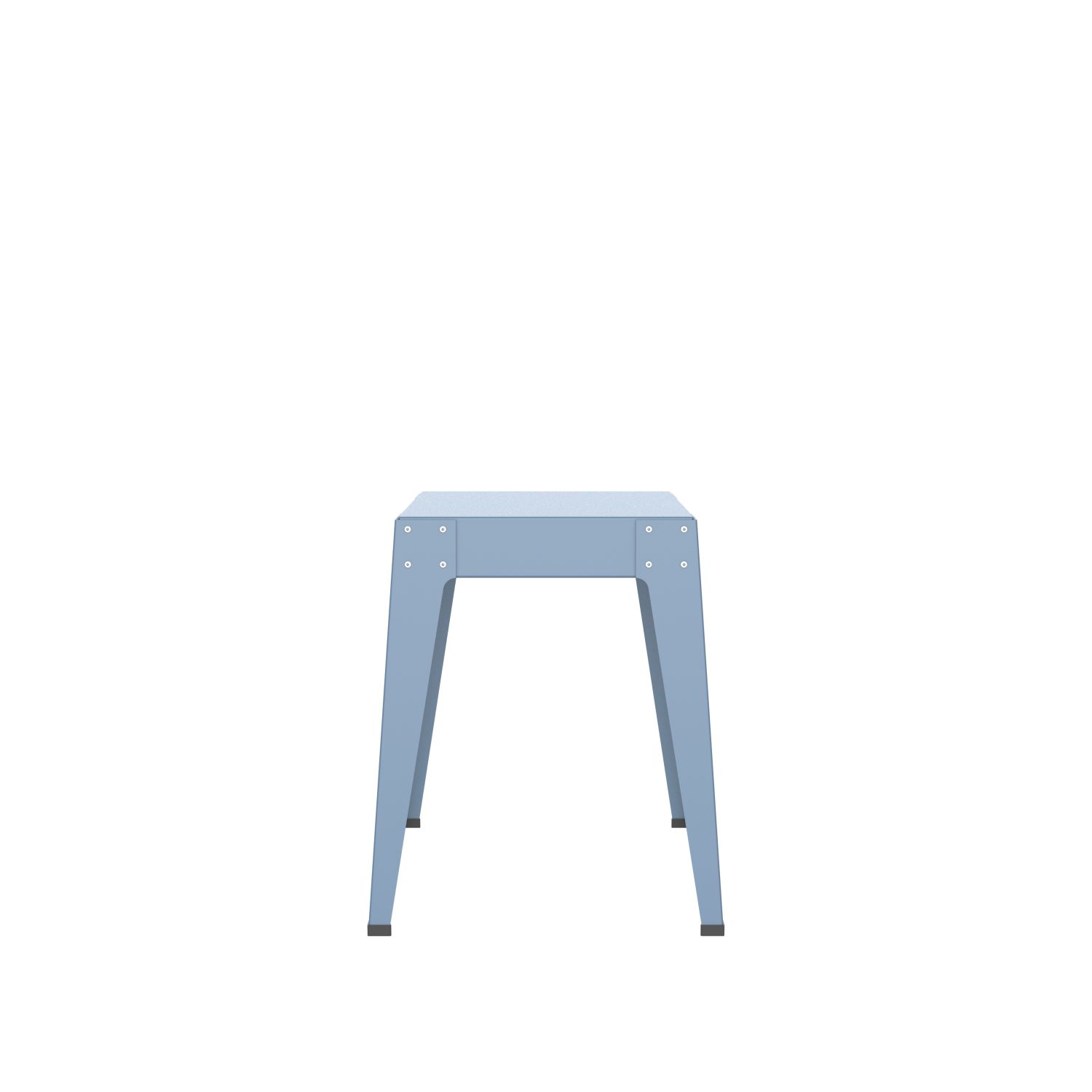 lensvelt piet hein eek aluminium series stool pigeon blue ral5014 hard leg ends