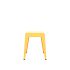 lensvelt piet hein eek aluminium series stool signal yellow ral1003 soft leg ends
