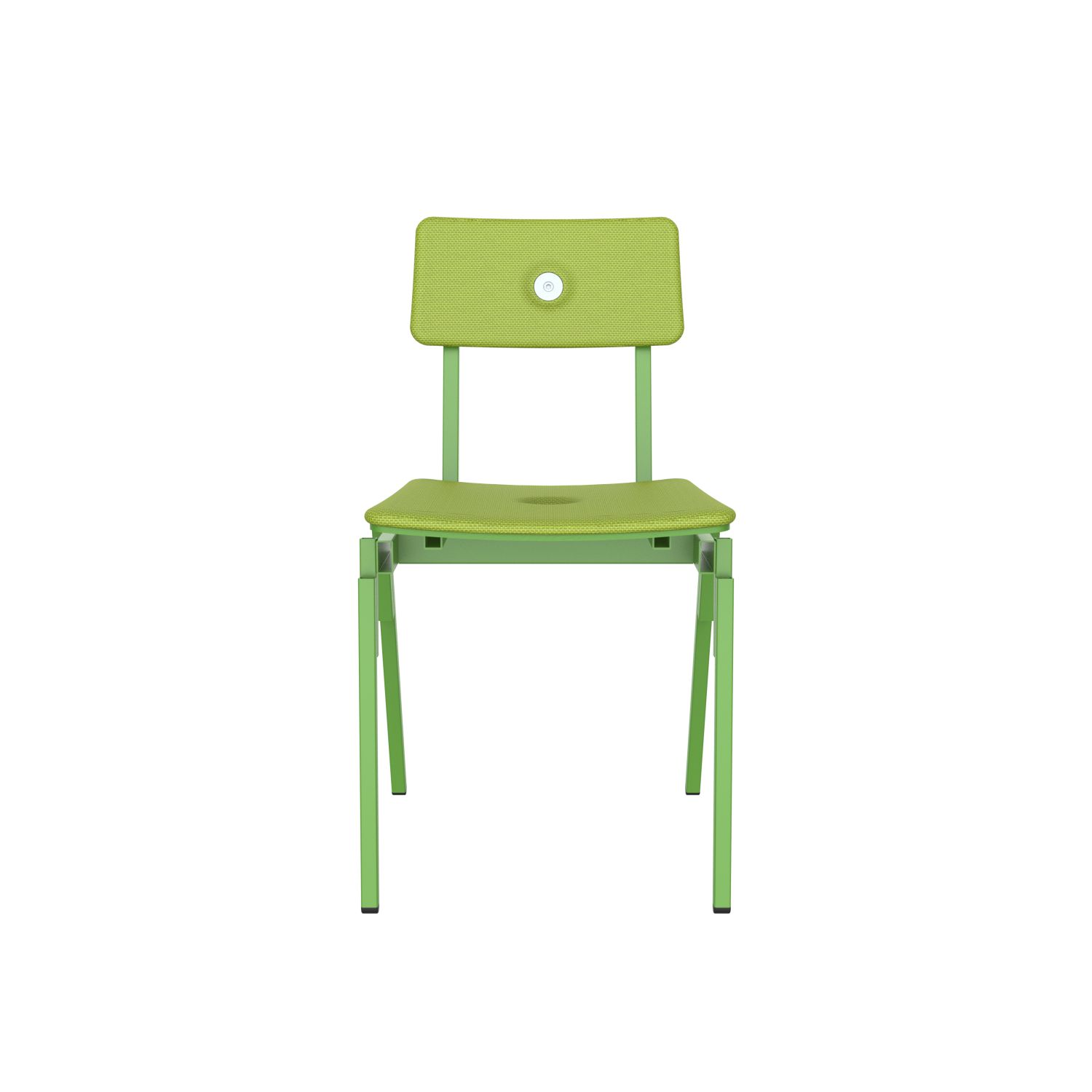 lensvelt piet hein eek mitw upholstered chair without armrests fairway green 020 yellow green ral6018 hard leg ends