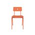 lensvelt piet hein eek mitw upholstered chair without armrests burn orange 102 pure orange ral2004 hard leg ends