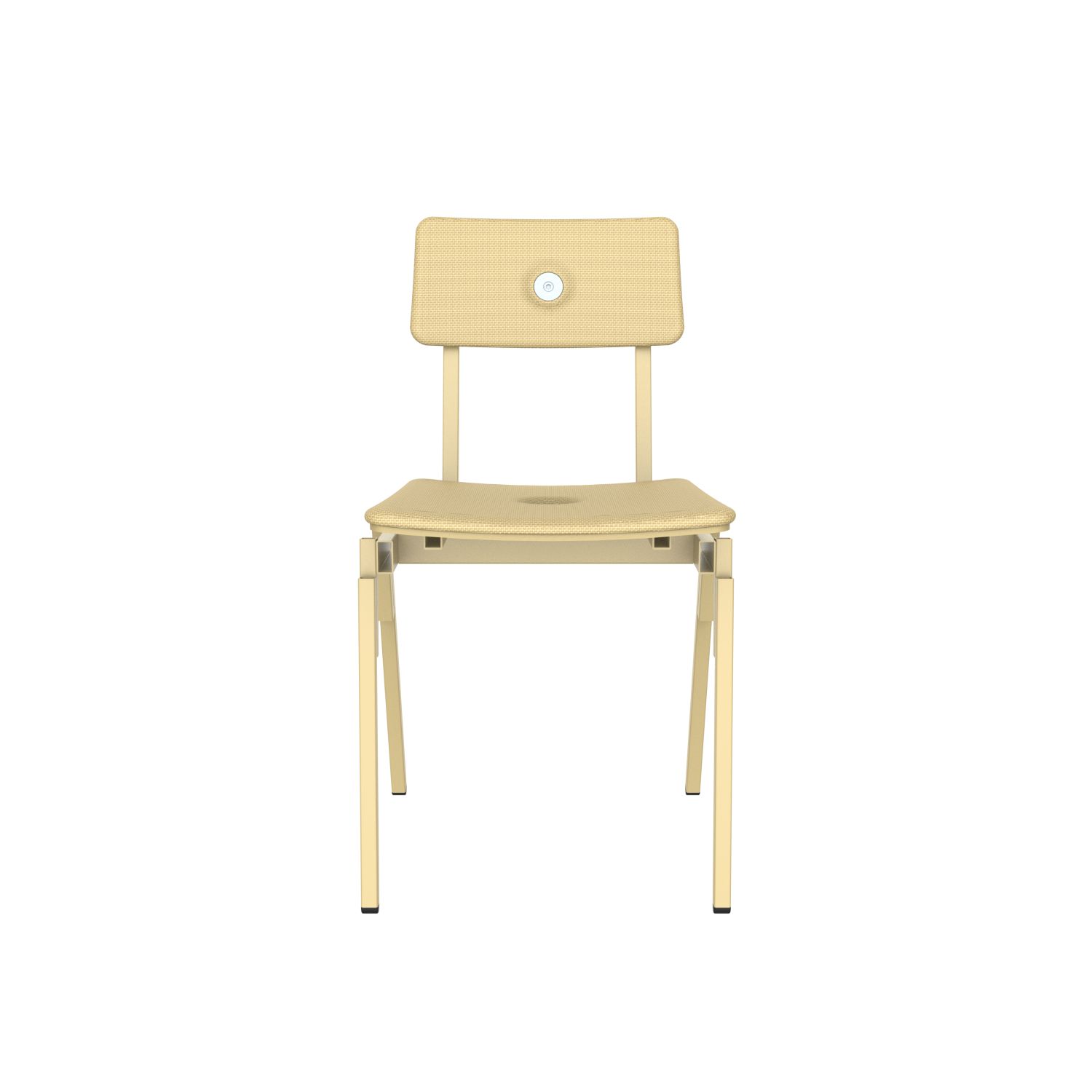 lensvelt piet hein eek mitw upholstered chair without armrests light brown 141 green beige ral1000 hard leg ends