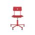 lensvelt piet hein eek mitw upholstered office chair without armrests grenada red 010 traffic red ral3020 with wheels