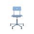 lensvelt piet hein eek mitw upholstered office chair without armrests blue horizon 040 pigeon blue ral5014 with wheels