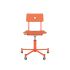 lensvelt piet hein eek mitw upholstered office chair without armrests burn orange 102 pure orange ral2004 with wheels