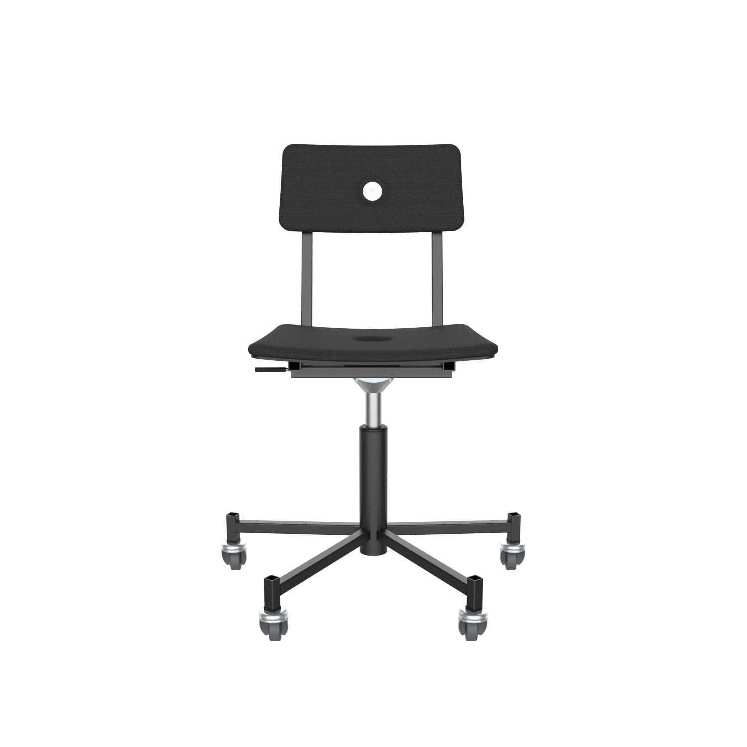 lensvelt piet hein eek mitw upholstered office chair without armrests havana black 090 black ral9005 with wheels