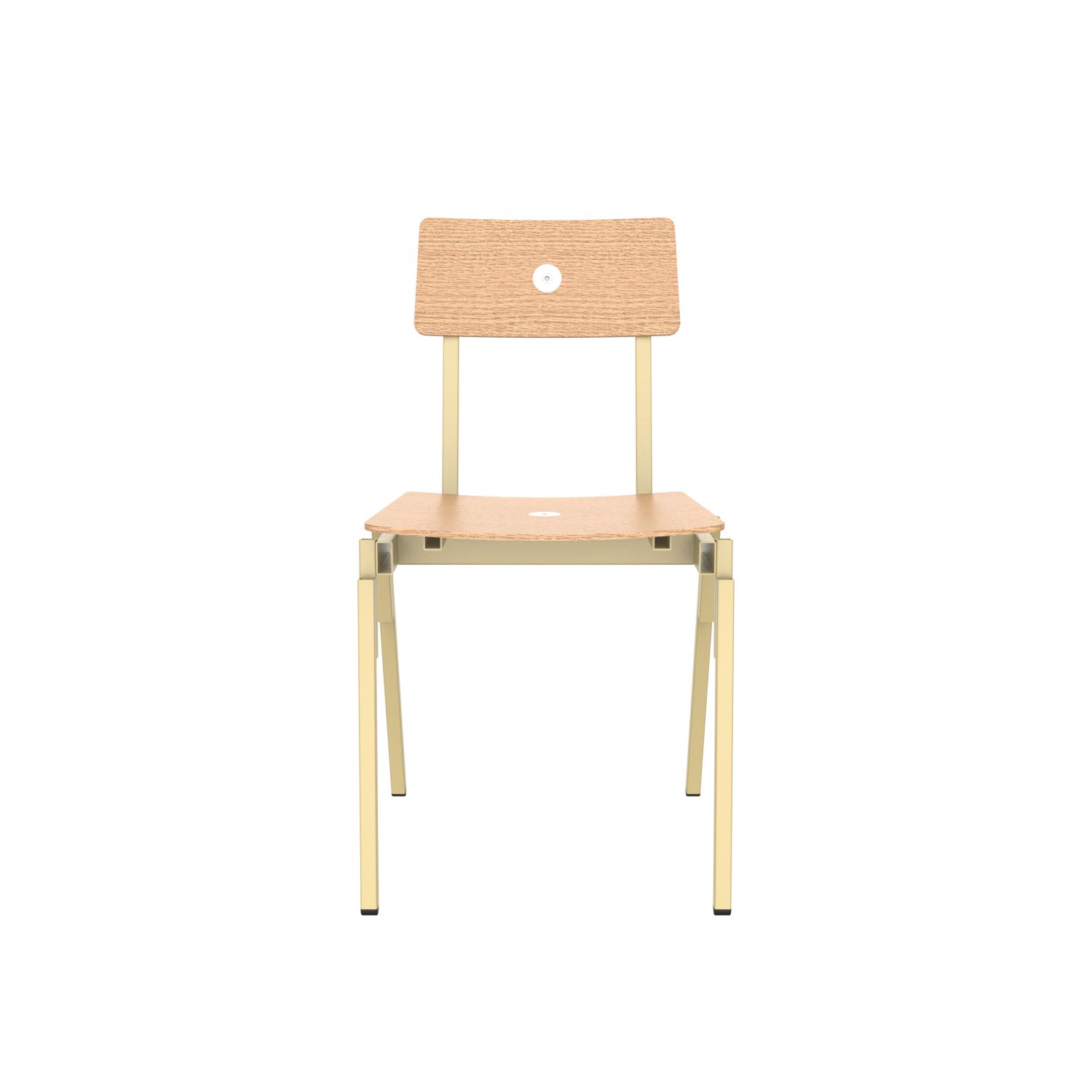 lensvelt piet hein eek mitw wooden chair without armrests natural oak green beige ral1000 hard leg ends