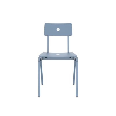Lensvelt Piet Hein Eek MITW Wooden Chair (Without Armrests) Pigeon Blue (RAL5014) Pigeon Blue (RAL5014) Hard Leg Ends
