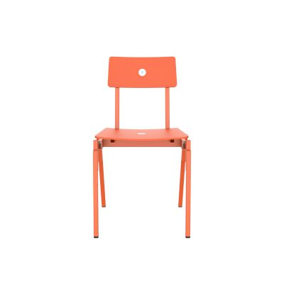 Lensvelt Piet Hein Eek MITW Wooden Chair (Without Armrests) Pure Orange (RAL2004) Pure Orange (RAL2004) Hard Leg Ends